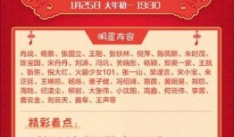 春晚最新爆料节目单表格,精彩纷呈，笑点泪点齐飞